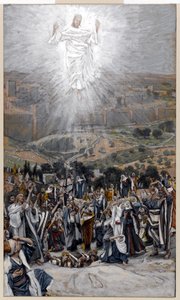 Die Himmelfahrt vom Ölberg, Illustration für Das Leben Christi, ca. 1884-96