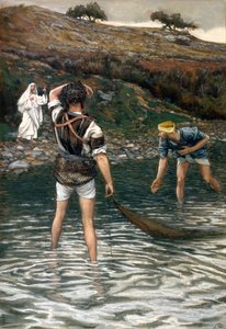 Die Berufung des hl. Petrus und des hl. Andreas, Illustration für Das Leben Christi, ca. 1886-94