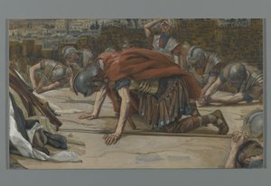 Das Bekenntnis des Zenturios, Illustration aus Das Leben unseres Herrn Jesus Christus, 1886-94