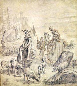 Die Frau des Kreuzfahrers, aus einer bretonischen Ballade von James Jacques Joseph Tissot