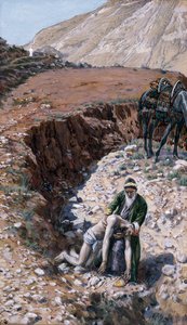 Der barmherzige Samariter, Illustration für Das Leben Christi von James Jacques Joseph Tissot