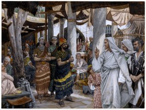Die Heilung des Sohnes des Herrschers, Illustration für Das Leben Christi, ca. 1884-96 von James Jacques Joseph Tissot