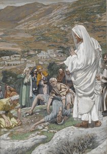 Der besessene Junge am Fuße des Berges Tabor, Illustration aus Das Leben unseres Herrn Jesus Christus, 1886-96