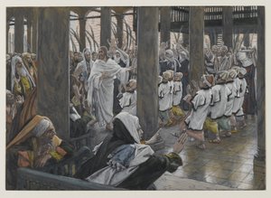 Die Prozession im Tempel, Illustration aus Das Leben unseres Herrn Jesus Christus, 1886-94