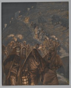Die Prozession des Judas, Illustration aus Das Leben unseres Herrn Jesus Christus, 1886-94