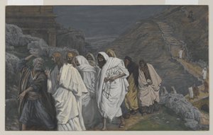 Die Protestationen des heiligen Petrus, Illustration aus Das Leben unseres Herrn Jesus Christus, 1886-94
