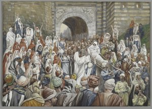 Die Auferstehung des Sohnes der Witwe von Nain, Illustration aus 