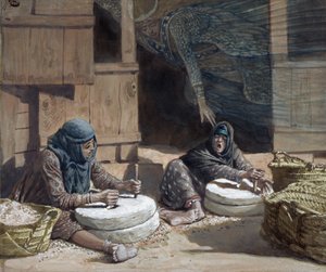 Die zwei Frauen an der Mühle, Illustration für Das Leben Christi, ca. 1886-94