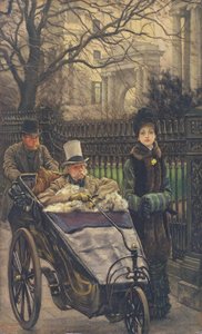 Die Tochter des Kriegers oder Die Genesende von James Jacques Joseph Tissot