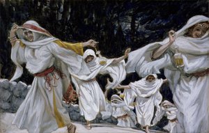 Die klugen Jungfrauen, Illustration für Das Leben Christi von James Jacques Joseph Tissot