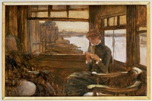 Die Abreise, um 1880