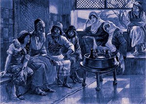 Hiob und seine Familie von James Jacques Joseph after Tissot