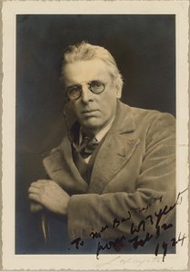 Porträt des Dichters William Butler Yeats 1865-1939