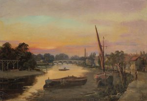 Kew bei Sonnenuntergang - Kew Bridge