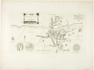 Korrekte Vermessung von Dublin, wie es im Jahr 1610 stand von James Malton