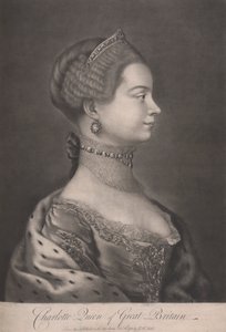 Charlotte, Königin von Großbritannien von James McArdell