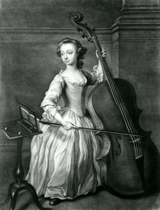 Porträt von Benjamin Hallett (Mezzotinto)