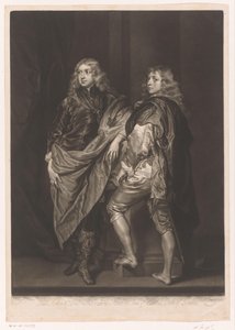 Porträt von John und Bernard Stuart von James McArdell