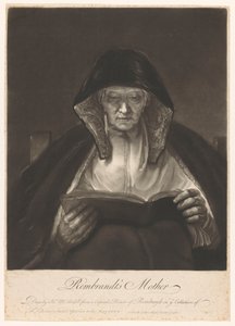 Porträt einer alten lesenden Frau (Rembrandts Mutter)