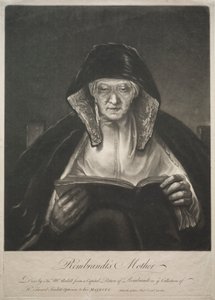 Rembrandts Mutter von James McArdell