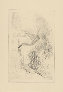 [76] Eindrücke von annullierten Platten von Whistler - Der Schreibtisch. von James Abbott McNeill Whistler