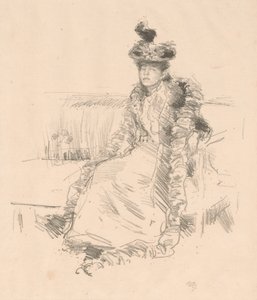 Eine sitzende Dame von James Abbott McNeill Whistler