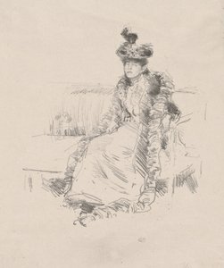 Eine sitzende Dame von James Abbott McNeill Whistler