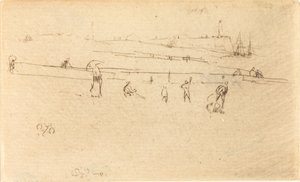 Eine Skizze in Dieppe von James Abbott McNeill Whistler