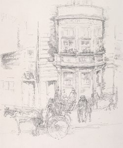 Rückseite des Gaiety Theaters von James McNeill Whistler