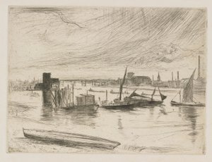 Battersea Morgendämmerung (Cadogan Pier)