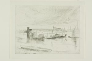 Battersea Morgendämmerung (Cadogan Pier) von James Abbott McNeill Whistler