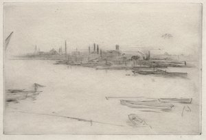 Battersea: Morgendämmerung von James McNeill Whistler