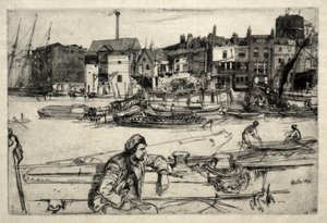 Black Lion Wharf von James McNeill Whistler
