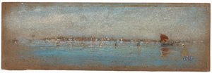 Blau und Silber—Die Inseln, Venedig von James Abbott McNeill Whistler