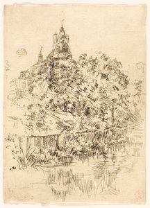 Château de Verneuil, Touraine von James McNeill Whistler