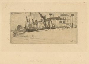 Chelsea Wharf von James Abbott McNeill Whistler