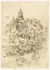 Château de Verneuil, Touraine von James Abbott McNeill Whistler