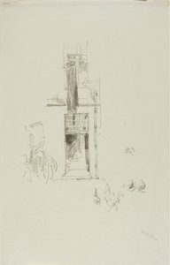Hähne und Hennen, Hôtel Colbert von James McNeill Whistler