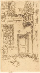 Hof, Rue P.L. Courier von James Abbott McNeill Whistler