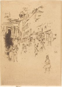 Cutler Street, Hounsditch von James Abbott McNeill Whistler
