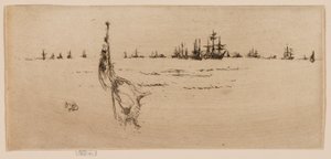 Das Flaggen-Dippen von James Abbott McNeill Whistler