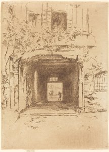 Türöffnung und Weinrebe von James Abbott McNeill Whistler