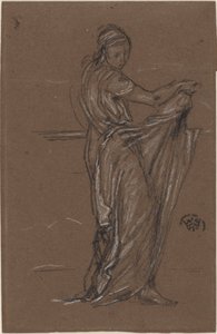 Verhüllte weibliche Figur von James Abbott McNeill Whistler