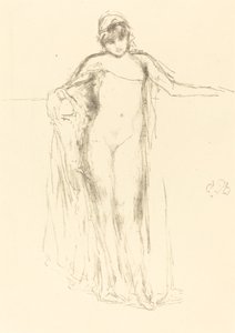 Bekleidetes Modell, stehend