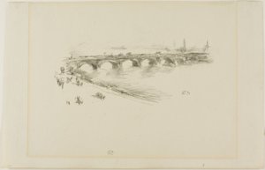 Abend, Little Waterloo Bridge von James Abbott McNeill Whistler
