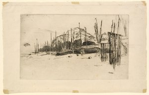 Fischerboote, Hastings von James Abbott McNeill Whistler