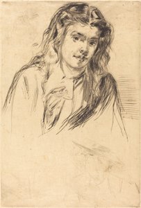 Fumettes gebeugter Kopf von James Abbott McNeill Whistler