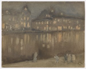 Großer Kanal, Amsterdam; Nocturne