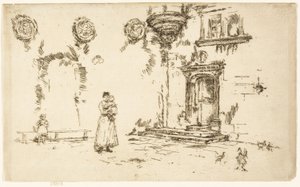 Hôtel Lallemont, Bourges von James Abbott McNeill Whistler