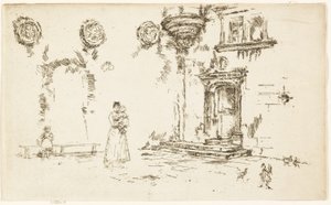 Hôtel Lallemont, Bourges von James Abbott McNeill Whistler